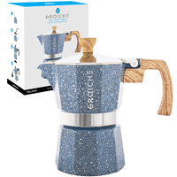 Stovetop Espresso Coffee Maker -Milano - White- 3 cup