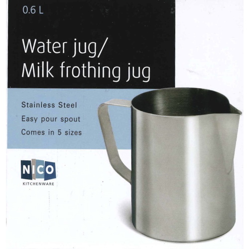 Milk Jug  600ml  Stainless Steel